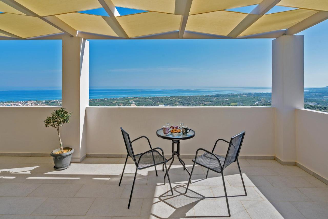 Alkistis Villa With Amazing Sea View Maroulás 外观 照片