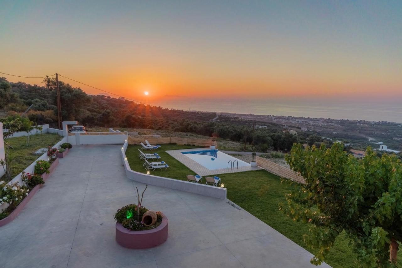 Alkistis Villa With Amazing Sea View Maroulás 外观 照片