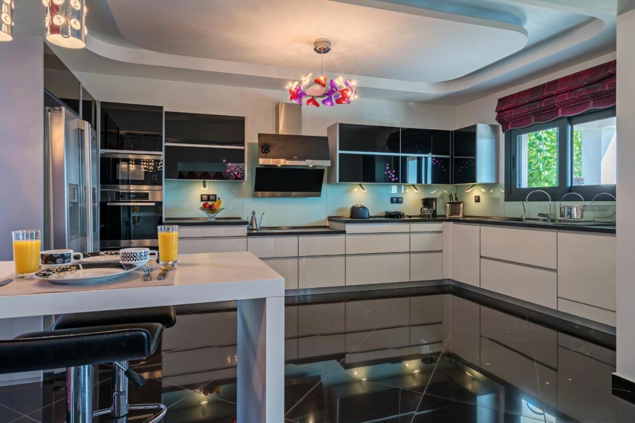Alkistis Villa With Amazing Sea View Maroulás 外观 照片