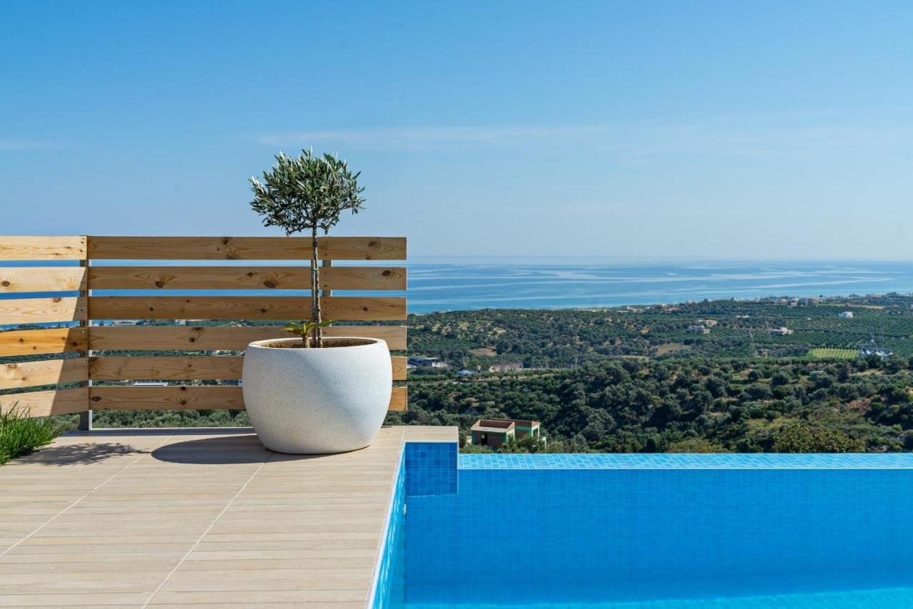 Alkistis Villa With Amazing Sea View Maroulás 外观 照片