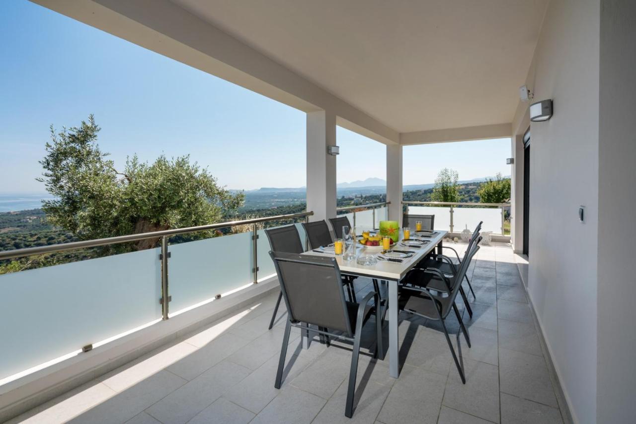 Alkistis Villa With Amazing Sea View Maroulás 外观 照片