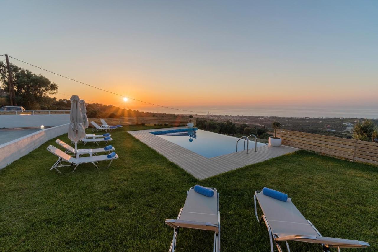 Alkistis Villa With Amazing Sea View Maroulás 外观 照片