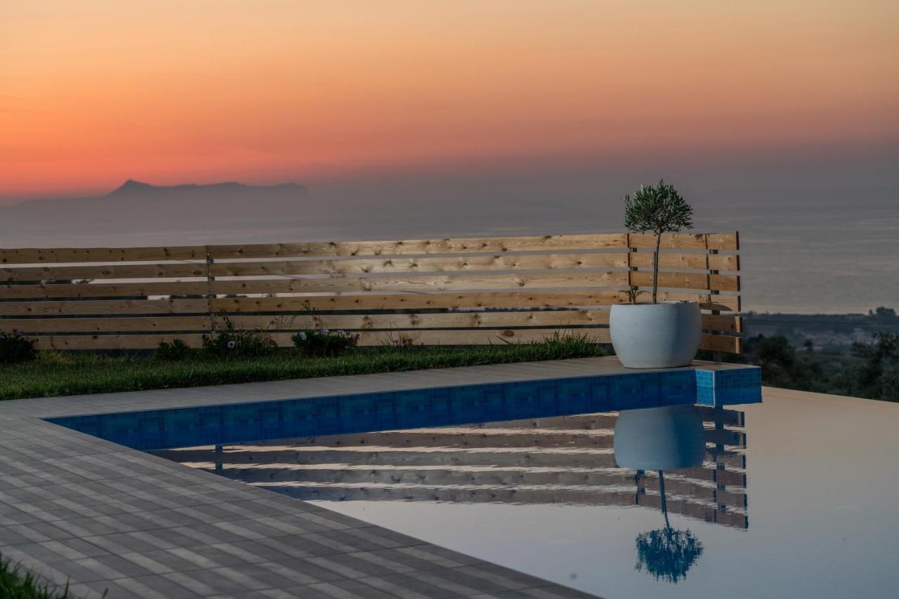 Alkistis Villa With Amazing Sea View Maroulás 外观 照片