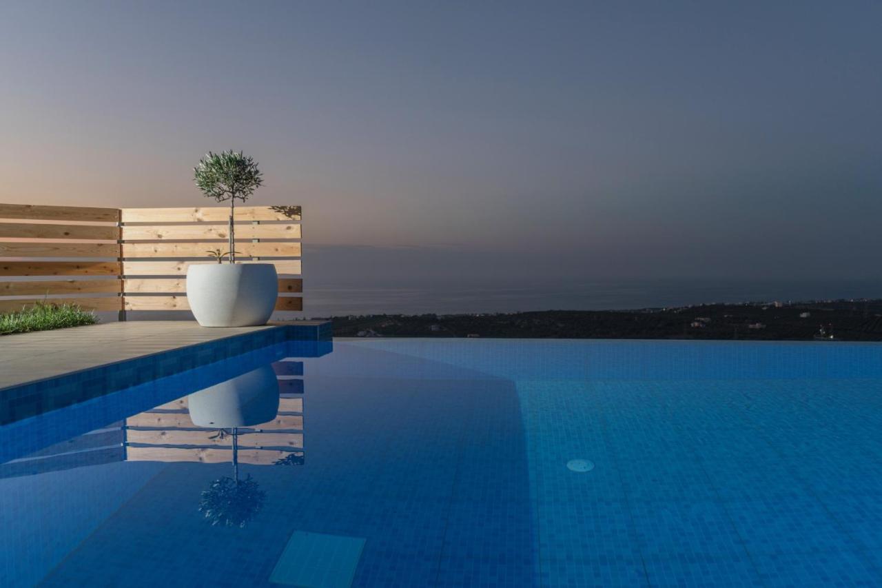 Alkistis Villa With Amazing Sea View Maroulás 外观 照片