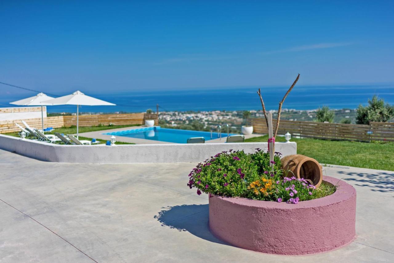 Alkistis Villa With Amazing Sea View Maroulás 外观 照片