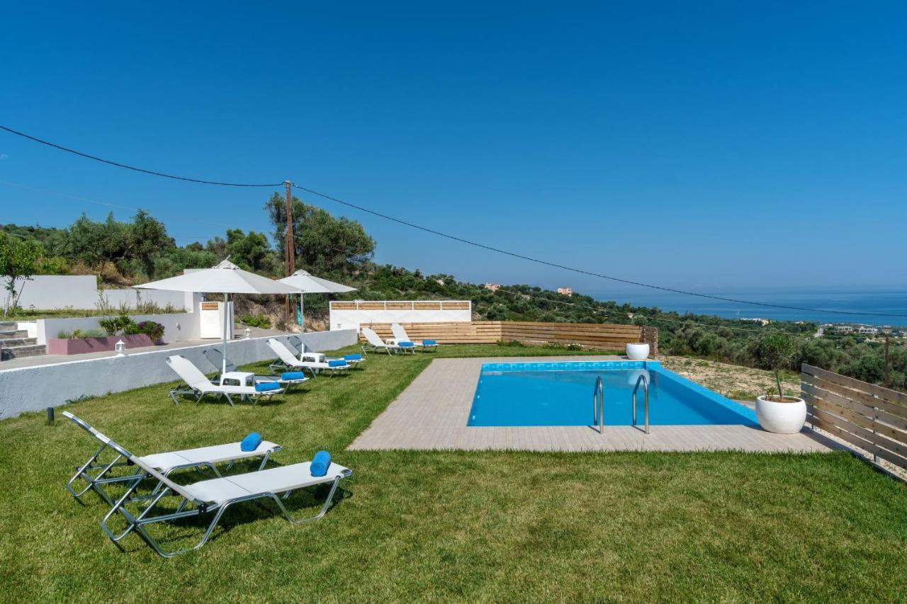 Alkistis Villa With Amazing Sea View Maroulás 外观 照片