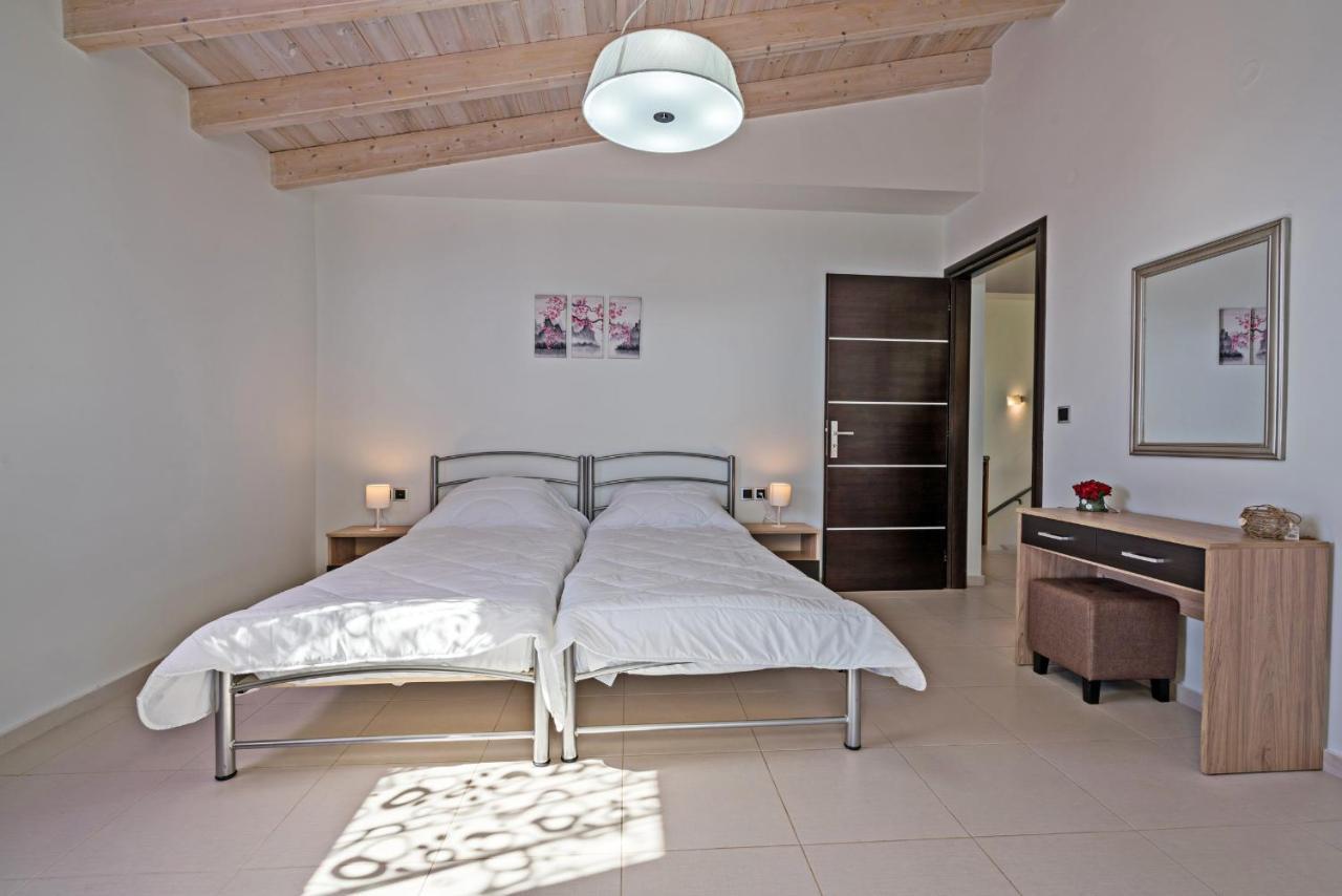Alkistis Villa With Amazing Sea View Maroulás 外观 照片