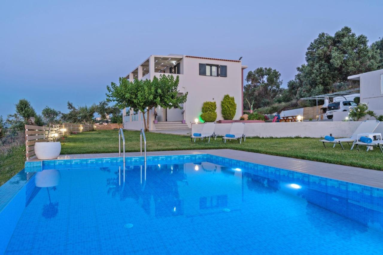 Alkistis Villa With Amazing Sea View Maroulás 外观 照片