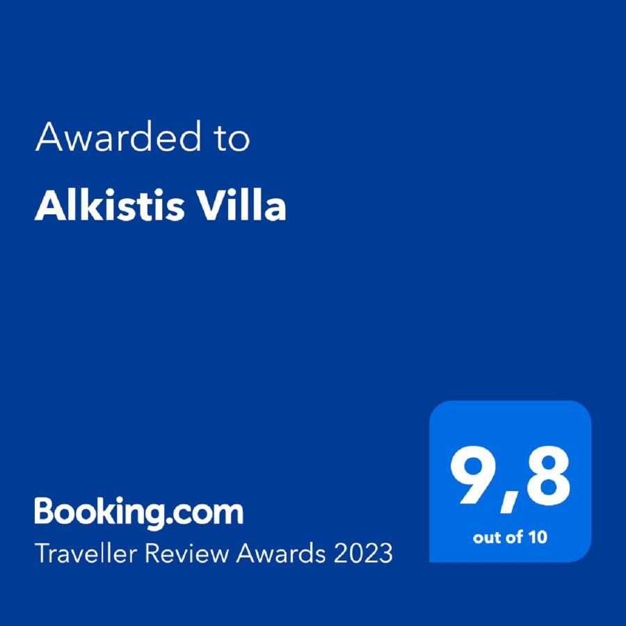 Alkistis Villa With Amazing Sea View Maroulás 外观 照片